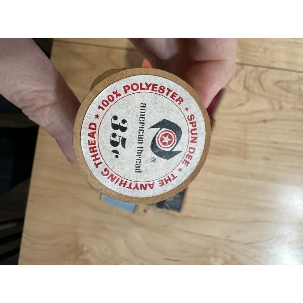 Vintage Spun Dee Wooden Spool Polyester Thread Lot of 11 American Thread Size 50